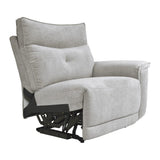 Tesoro Mist Gray 6-Piece Modular Power Reclining Sectionals - Ornate Home