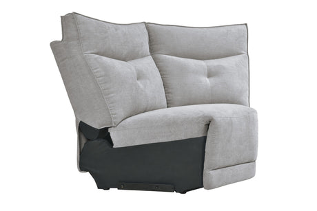 Tesoro Mist Gray 6-Piece Modular Reclining Sectional - Ornate Home