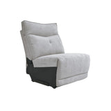 Tesoro Mist Gray 6-Piece Modular Reclining Sectional - Ornate Home