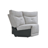 Tesoro Mist Gray 6-Piece Modular Reclining Sectional - Ornate Home