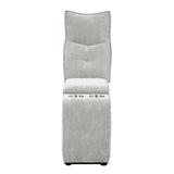 Tesoro Mist Gray 6-Piece Modular Reclining Sectional with Right Chaise - Ornate Home