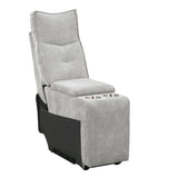 Tesoro Mist Gray 6-Piece Modular Reclining Sectional with Right Chaise - Ornate Home