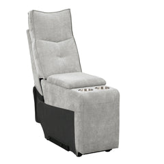 Tesoro Mist Gray 6-Piece Modular Reclining Sectional with Right Chaise - Ornate Home