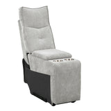 Tesoro Mist Gray 6-Piece Modular Reclining Sectional with Right Chaise - Ornate Home