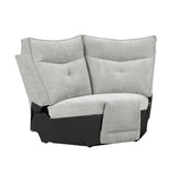 Tesoro Mist Gray 6-Piece Modular Reclining Sectional with Right Chaise - Ornate Home