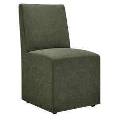 Tessera Sage Upholstered Linen-Blend Slipcovered Dining Chair - Ornate Home