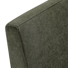 Tessera Sage Upholstered Linen-Blend Slipcovered Dining Chair - Ornate Home