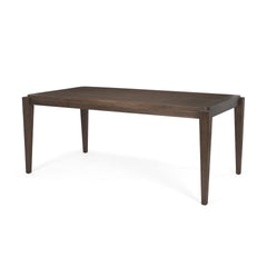 Teva Dark Brown Rectangular Dining Table - Ornate Home