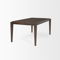 Teva Dark Brown Rectangular Dining Table - Ornate Home