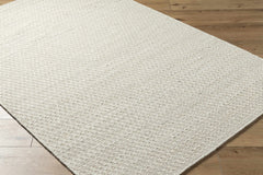 Tevah Siver Wool Rug - Ornate Home