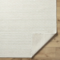Tevah Siver Wool Rug - Ornate Home