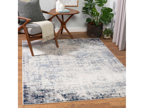 Texanna Abstract Blue/Gray Area Rug - Ornate Home