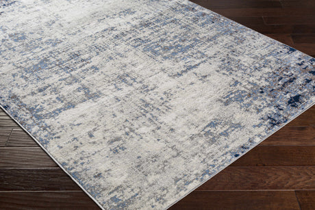 Texanna Abstract Blue/Gray Area Rug - Ornate Home