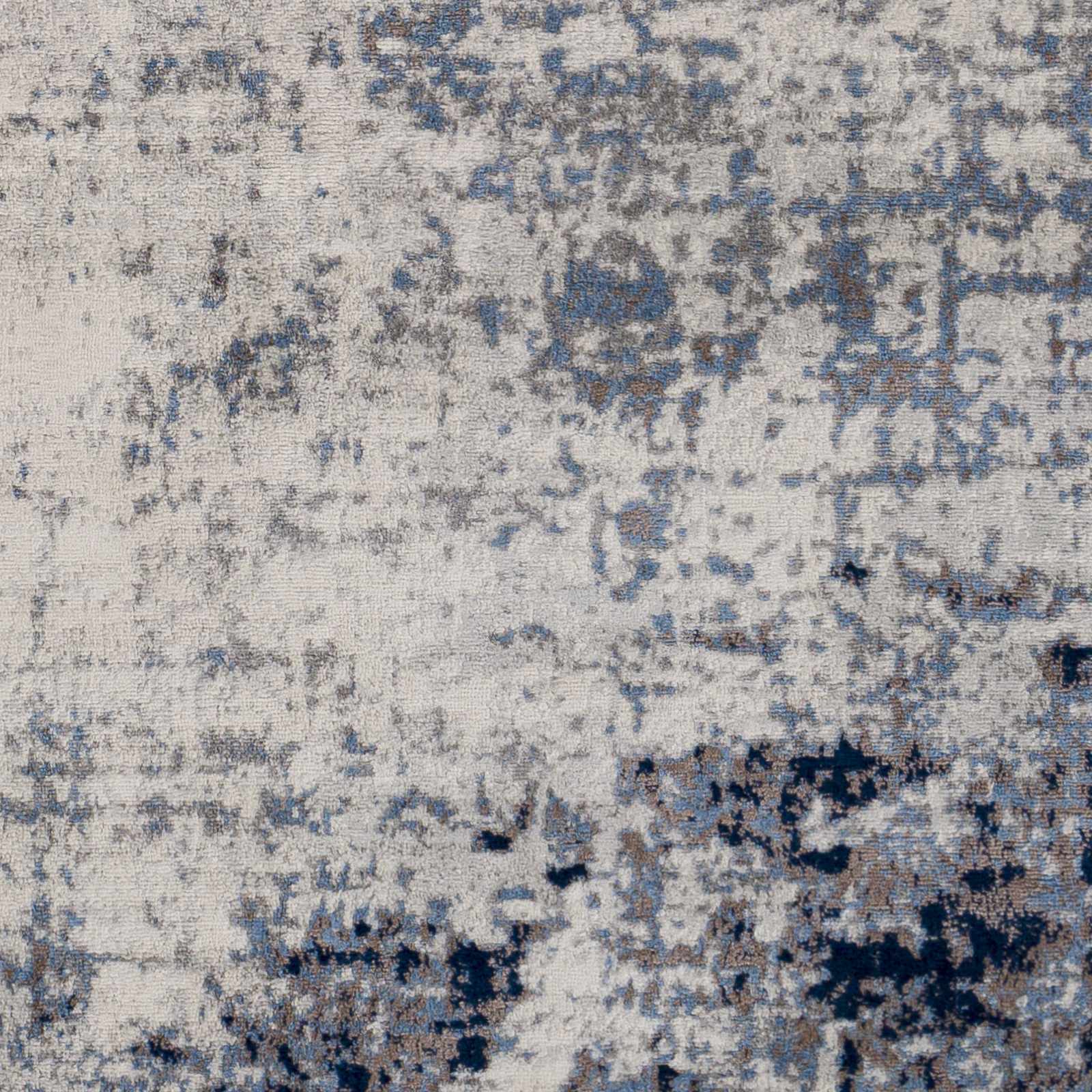 Texanna Abstract Blue/Gray Area Rug - Ornate Home