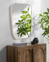 Texcaltic Dark Red Mirror - Ornate Home