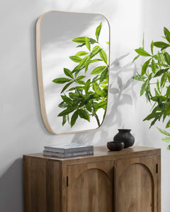 Texcaltic Dark Red Mirror - Ornate Home