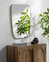 Texcaltic Gold Carved Mirror - Ornate Home