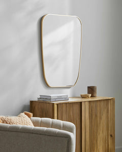 Texcaltic Gold Carved Mirror - Ornate Home