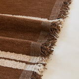 Textural Striped Chenille Sofa Covers, Boho Washable Decor Sofa Blankets Covers - Ornate Home