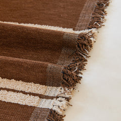 Textural Striped Chenille Sofa Covers, Boho Washable Decor Sofa Blankets Covers - Ornate Home
