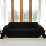 Textural Striped Chenille Sofa Covers, Boho Washable Decor Sofa Blankets Covers - Ornate Home