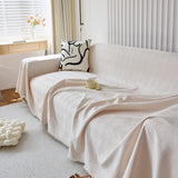 Textured Chenille Sofa Cover Throw, Soft Washable Couch Blanket Protector for Pets - Ornate Home