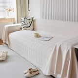 Textured Chenille Sofa Cover Throw, Soft Washable Couch Blanket Protector for Pets - Ornate Home