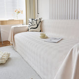 Textured Chenille Sofa Cover Throw, Soft Washable Couch Blanket Protector for Pets - Ornate Home