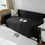 Textured Chenille Sofa Cover Throw, Soft Washable Couch Blanket Protector for Pets - Ornate Home