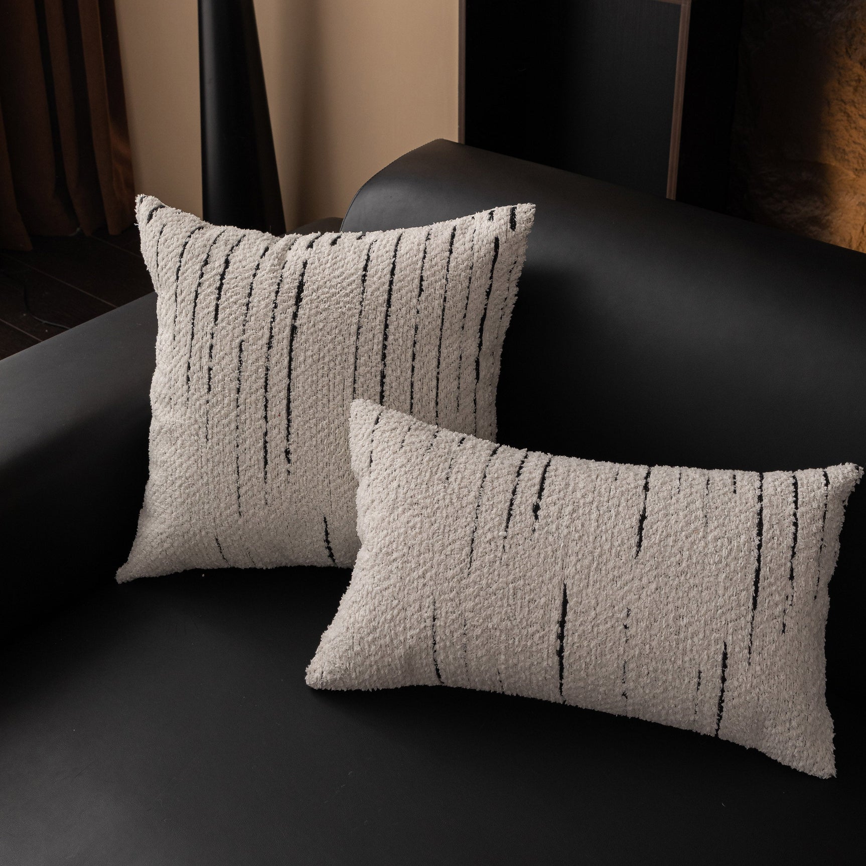 Textured Sofa Seat Cover with Wave Edge – Non-Slip, Washable Couch Throw Protector - Ornate Home