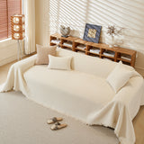 Textured Throw Blanket with 3D Dobby Weave, Minimalist Furniture Protector for Couch - Ornate Home