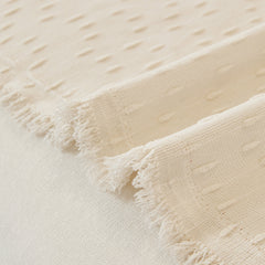 Textured Throw Blanket with 3D Dobby Weave, Minimalist Furniture Protector for Couch - Ornate Home