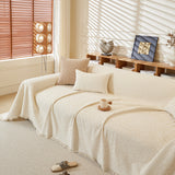 Textured Throw Blanket with 3D Dobby Weave, Minimalist Furniture Protector for Couch - Ornate Home