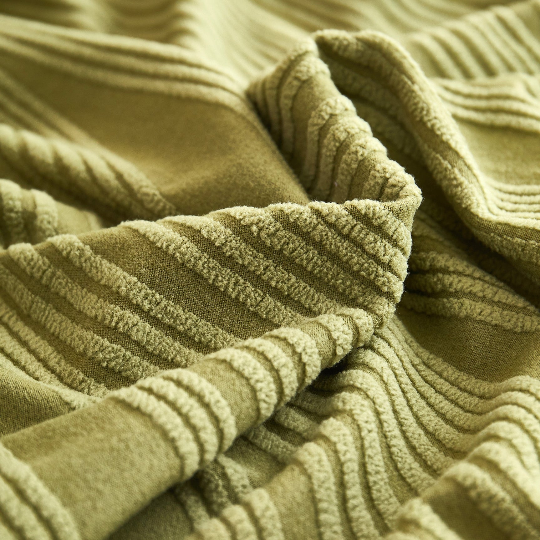 Textured Wave Stretch Sofa Couch Cover, Soft Washable Spandex Furniture Slipcovers - Ornate Home