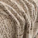 Textured Woven Furniture Protector for Couch, Rustic Farmhouse Sofa Throw Blanket - Ornate Home