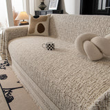 Textured Woven Furniture Protector for Couch, Rustic Farmhouse Sofa Throw Blanket - Ornate Home