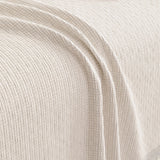Textured Woven Modern Sofa Cover, Natural Blend Decorative Couch Throw Blanket - Ornate Home