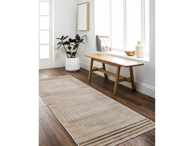 Thad Beige Washable Area Rug - Ornate Home