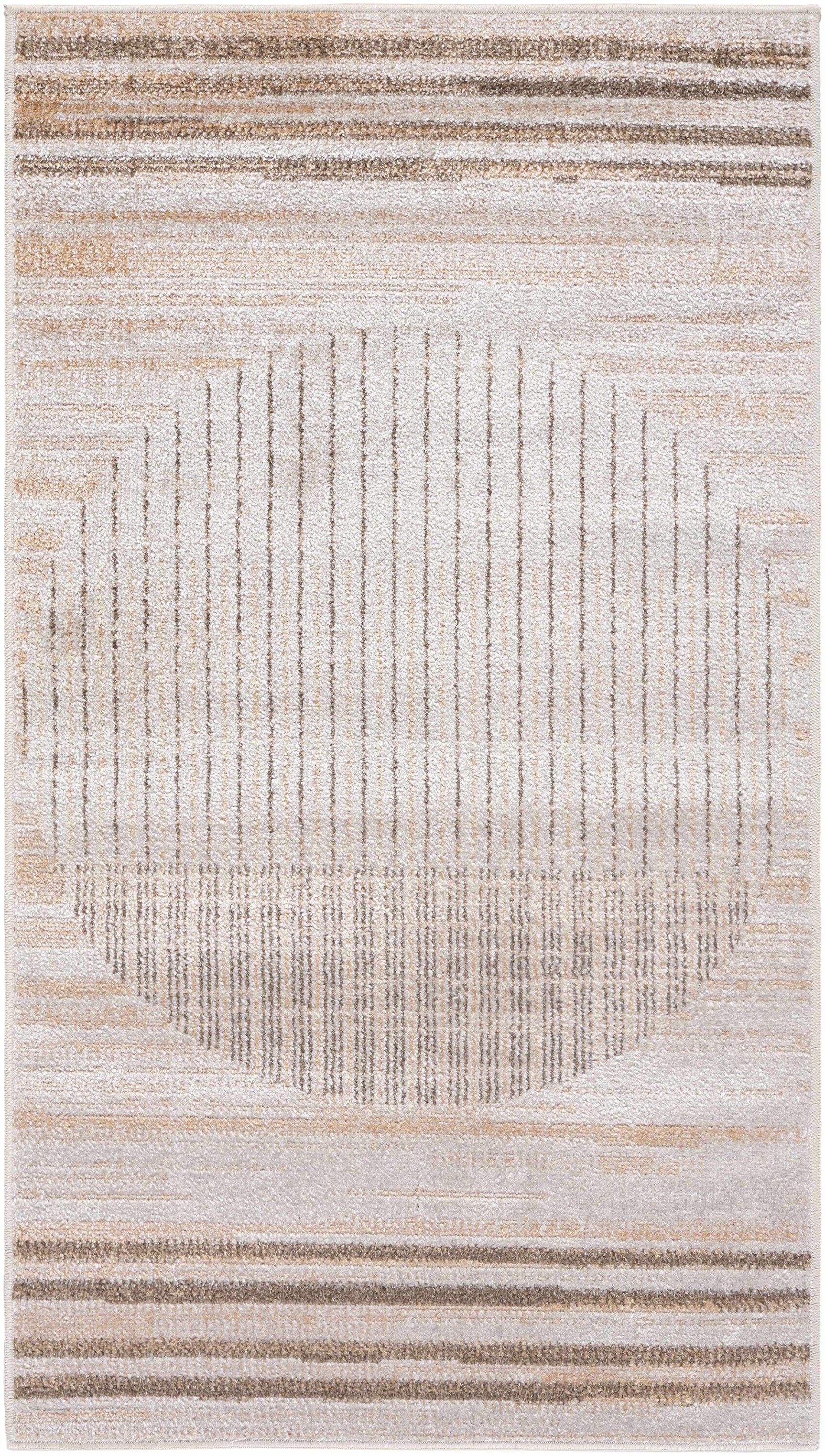 Thad Beige Washable Area Rug - Ornate Home