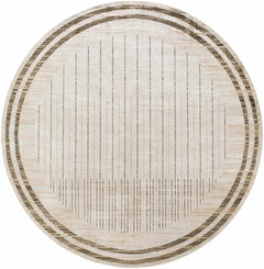 Thad Beige Washable Area Rug - Ornate Home