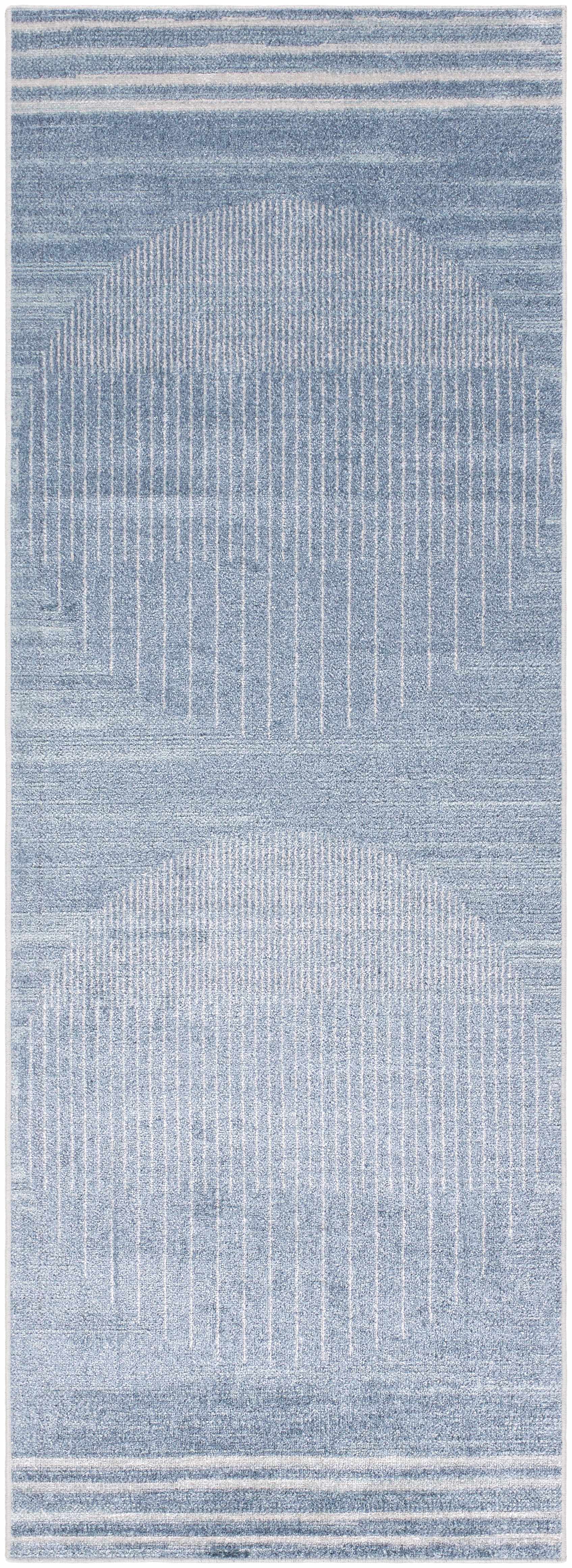 Thad Blue Washable Area Rug - Clearance - Ornate Home