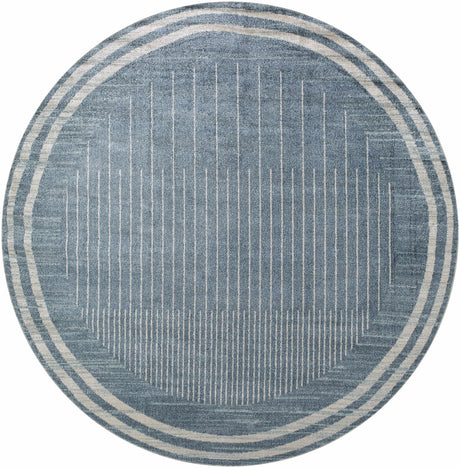 Thad Blue Washable Area Rug - Ornate Home