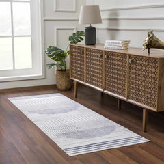 Thad Medium Gray Washable Area Rug - Ornate Home
