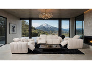 Thaddea White Power Sofa - Ornate Home