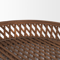 Thala Medium Brown Round Wicker Tray (Set of 2) - Ornate Home