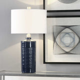 Thalia Blue Royal Table Lamp - Ornate Home