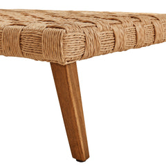 Thames Natural Outdoor Patio Wicker Outdoor Patio Rattan Coffee Table - Ornate Home