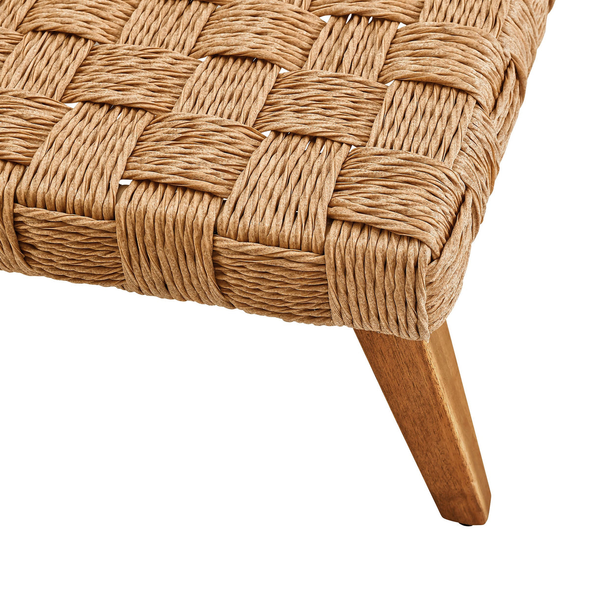 Thames Natural Outdoor Patio Wicker Outdoor Patio Rattan Coffee Table - Ornate Home