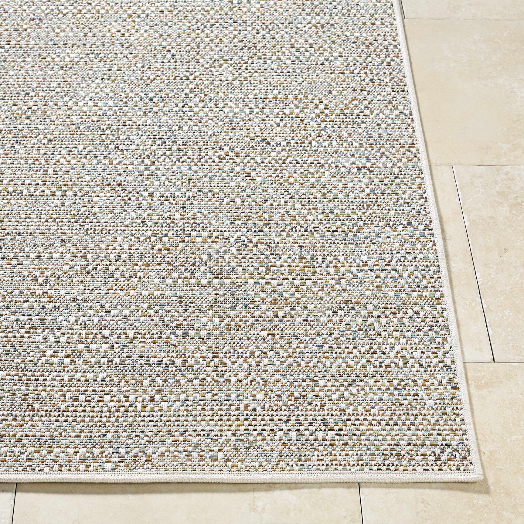 Thanh Ivory Outdoor Area Rug - Ornate Home
