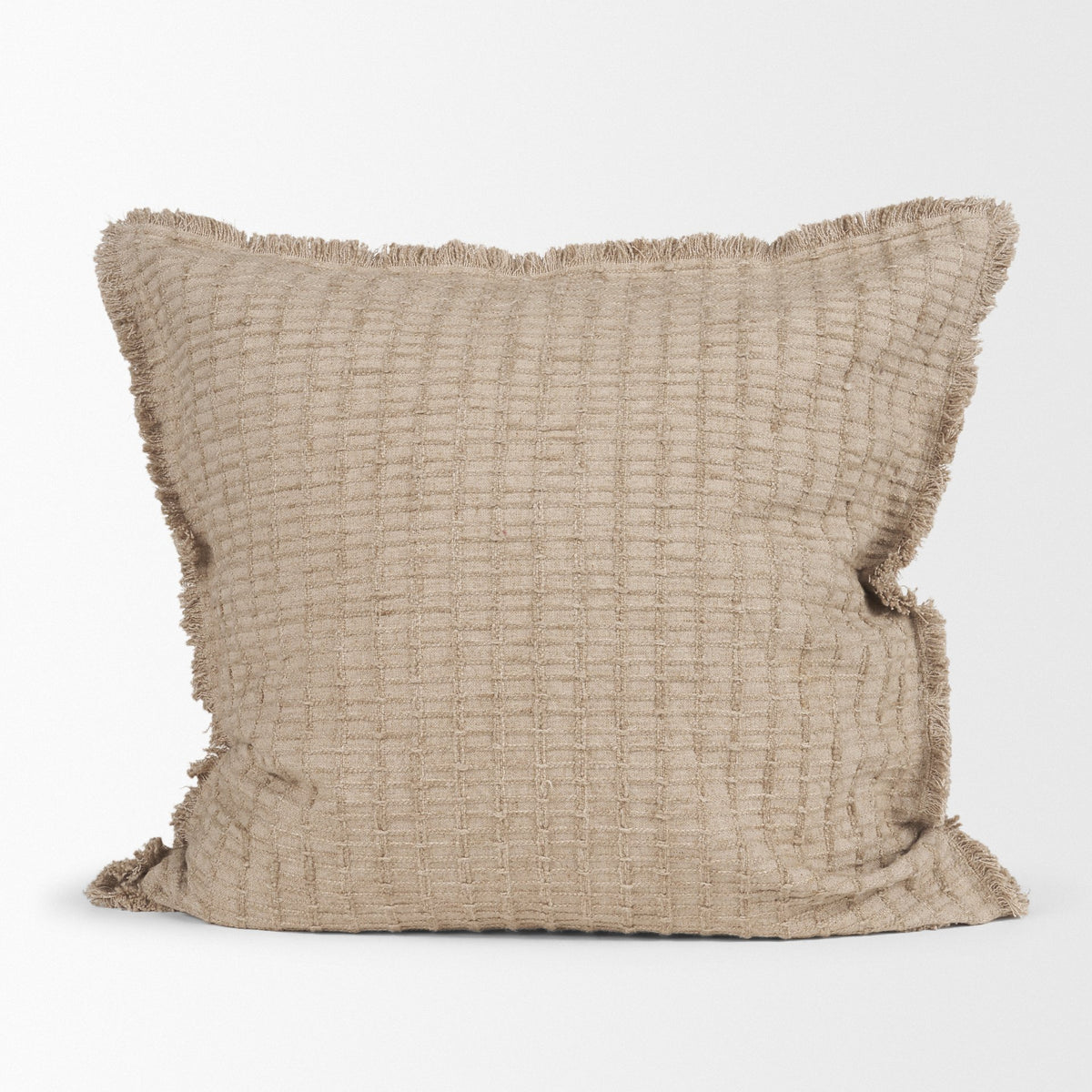 Thatch 20x20 Square Sand Decorative Pillow Cover - Ornate Home